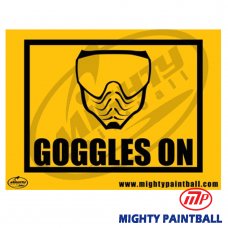 Safety Sign - Goggles On Safety Sign - Goggles On